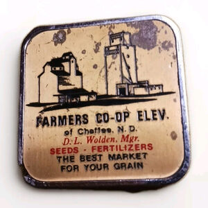 Vintage Farmers Co-op Tape Measure Barlow Square